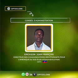 ERICKSON JEAN FRANCOIS- REGIONAL DIRECTOR FOR SOUTH AMERICA